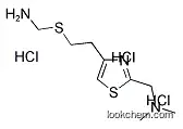 Molecular Structure of 82586-74-1 (2-(DIMETHYLAMINOMETHYL)-4-(2-AMINOMETHYLTHIOMETHYL)THIAZOLE TRIHYDROCHLORIDE)